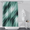 Aqua Mint Green Ripple Pattern Abstract Shower Curtain - Deja Blue Studios