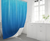 Nautical Blue Gradient Ocean Shower Curtain - Deja Blue Studios