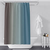 Rocky Cliff River Gradient Vertical Ombre Shower Curtain - Deja Blue Studios