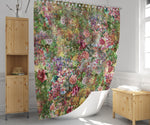 Calm Floral Painting Printed Shower Curtain - Deja Blue Studios