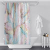 Pink Pastel Abstract Swirl Shower Curtain - Deja Blue Studios