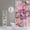 Pink Watercolor Daisies Shower Curtain - Deja Blue Studios