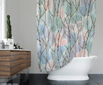 Watercolor Trees and Sticks Shower Curtain - Deja Blue Studios