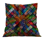 Mandala Watercolor Blocks Throw Pillows | Square and Rectangle Pillows - Deja Blue Studios