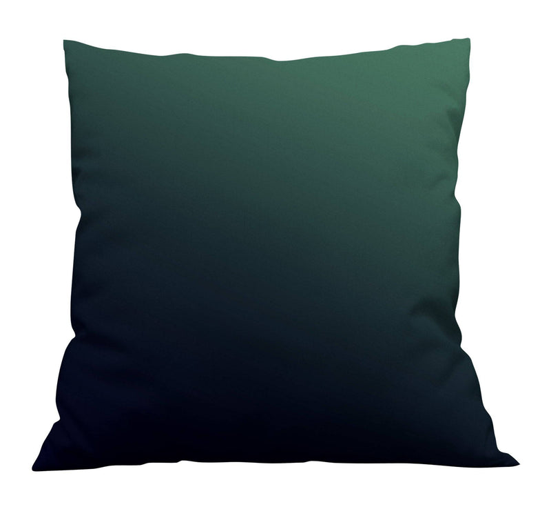 Black and Green Ombre Gradient Throw Pillows - Deja Blue Studios