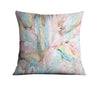 Pink Pastel Abstract Swirl Throw Pillow - Deja Blue Studios