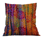 Boho Rags Floral Throw Pillow Print - Deja Blue Studios