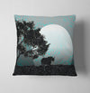 African Night Moonlight Rhino Throw Pillow - Deja Blue Studios