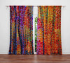Bohemian Rags Floral Print Window Curtains - Deja Blue Studios