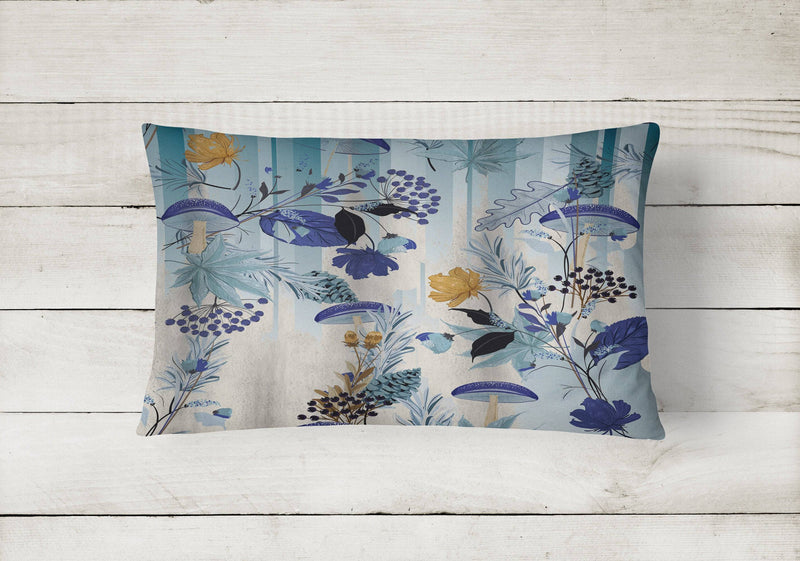 Blue Monochrome Floral Throw Pillows | Square and Rectangle Pillows | Shades of Blue, Eclectic Style Home Decor - Deja Blue Studios