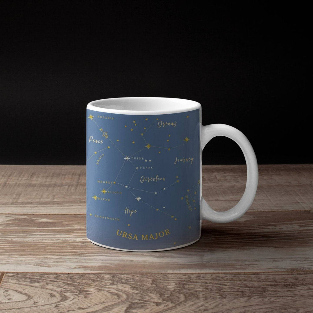 Ursa Major Constellation Coffee Mug | 15 Ounce Coffee Cup | Astrology Coffee Mug - Deja Blue Studios
