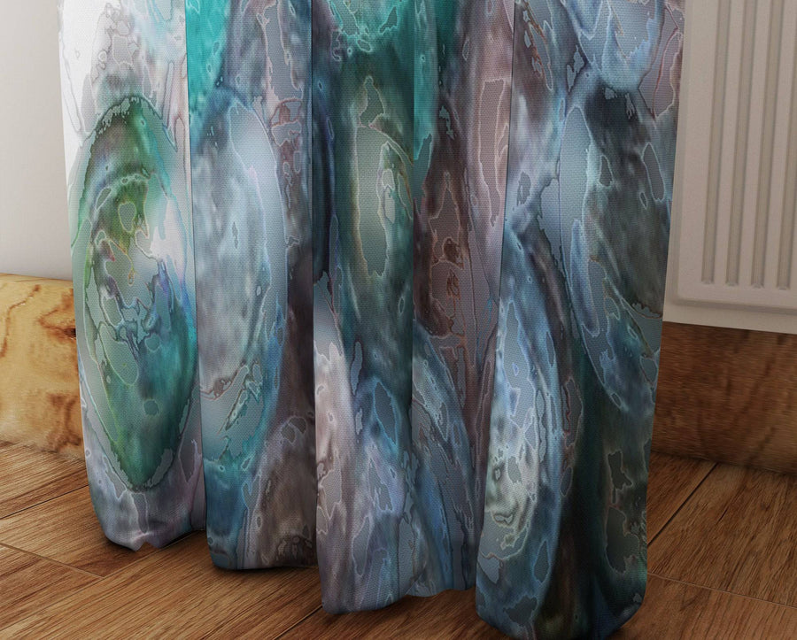 Custom Order - 4 Unlined 40x97" Custom Length Panels - Deja Blue Studios