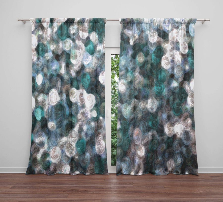 Custom Order - 4 Unlined 40x97" Custom Length Panels - Deja Blue Studios