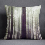 Forest Trees Throw Pillow | Outdoor, Camping, Hiking, Nature Sofa Cushion - Deja Blue Studios