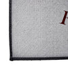 Personalized Red Tractor Door Rug | Looped Polyester | Black Trimmed | Durgan Non Slip Backing - Deja Blue Studios