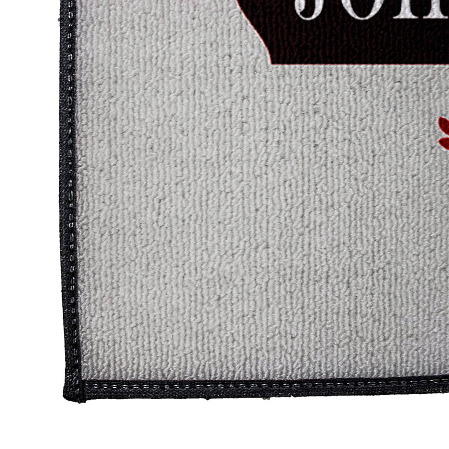 Personalized Red Barn Farmhouse Door Rug | Front Doormat - Deja Blue Studios