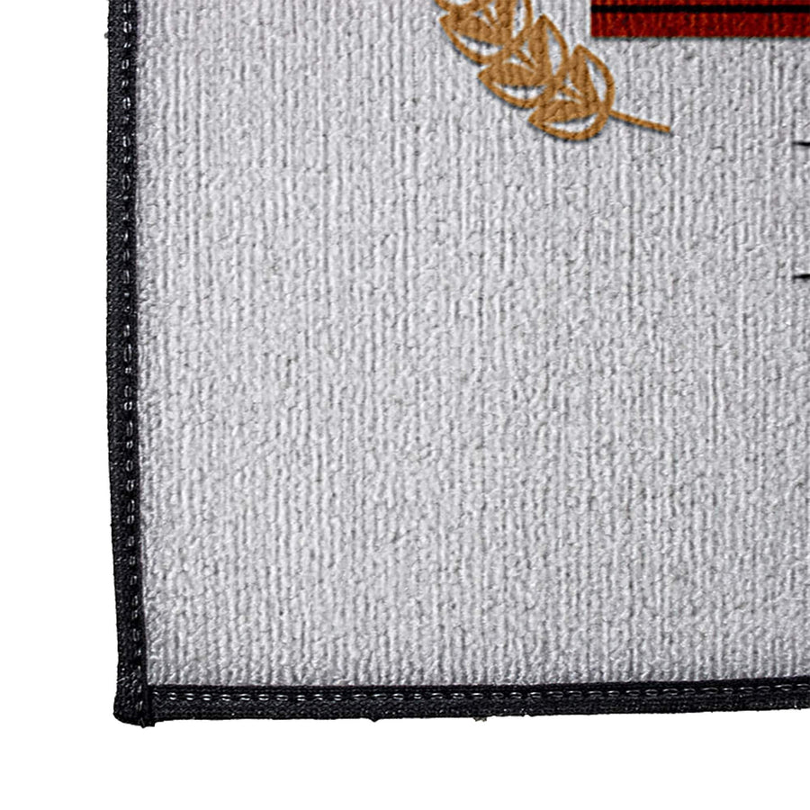Personalized Red Barn Farmhouse Door Rug | Front Doormat | Farm Name | Housewarming Gift - Deja Blue Studios