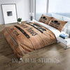 Personalized Angus Cow Farmhouse Bedding | Comforter or Duvet Cover - Deja Blue Studios