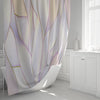 Purple Ornate Leaf Floral Pattern Shower Curtain - Deja Blue Studios