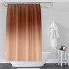 Burnt Autumn Orange Ombre Gradient Shower Curtain - Deja Blue Studios