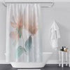 Chic Modern Floral Pastel Tone Print Shower Curtain - Deja Blue Studios