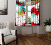 Abstract Window Curtains - Red, Yellow and Blue Fun Paint Splatter - Deja Blue Studios