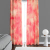 Abstract Window Curtain - Orange Smoky Pattern - Deja Blue Studios